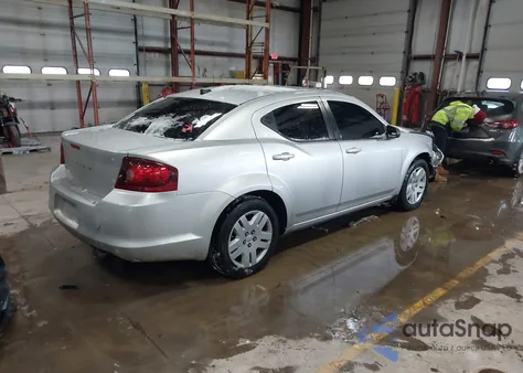 2012 Dodge Avenger Se from USA, damaged, VIN 1C3CDZAB8CN165098